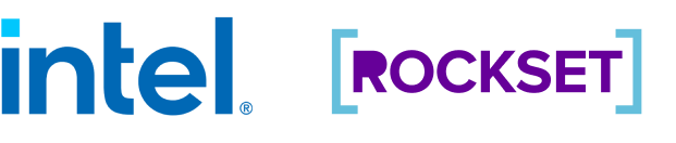 intel and rockset logos