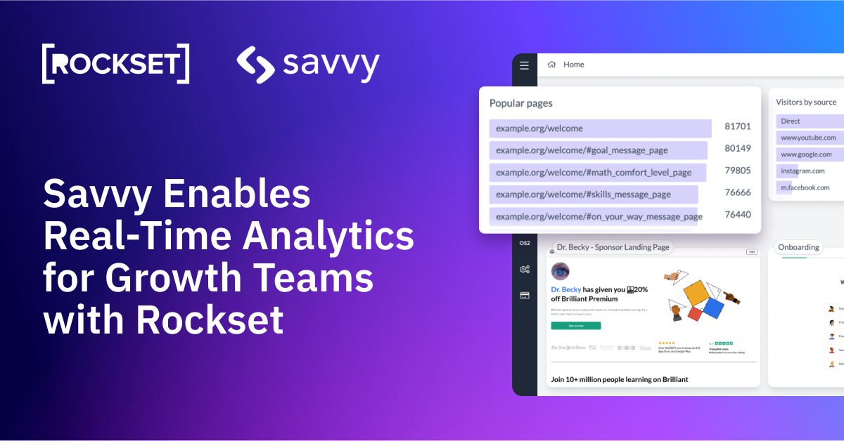 How Savvy Solved Actual-Time Analytics on NoSQL Utilizing Rockset