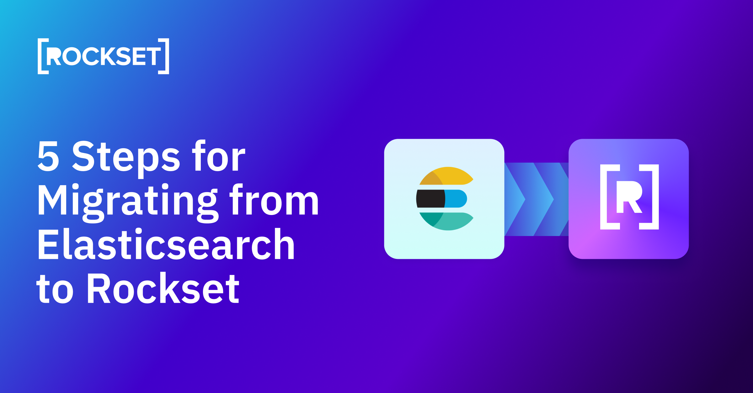 Read more about the article 5 Steps for Migrating from Elasticsearch to Rockset for Actual-Time Analytics