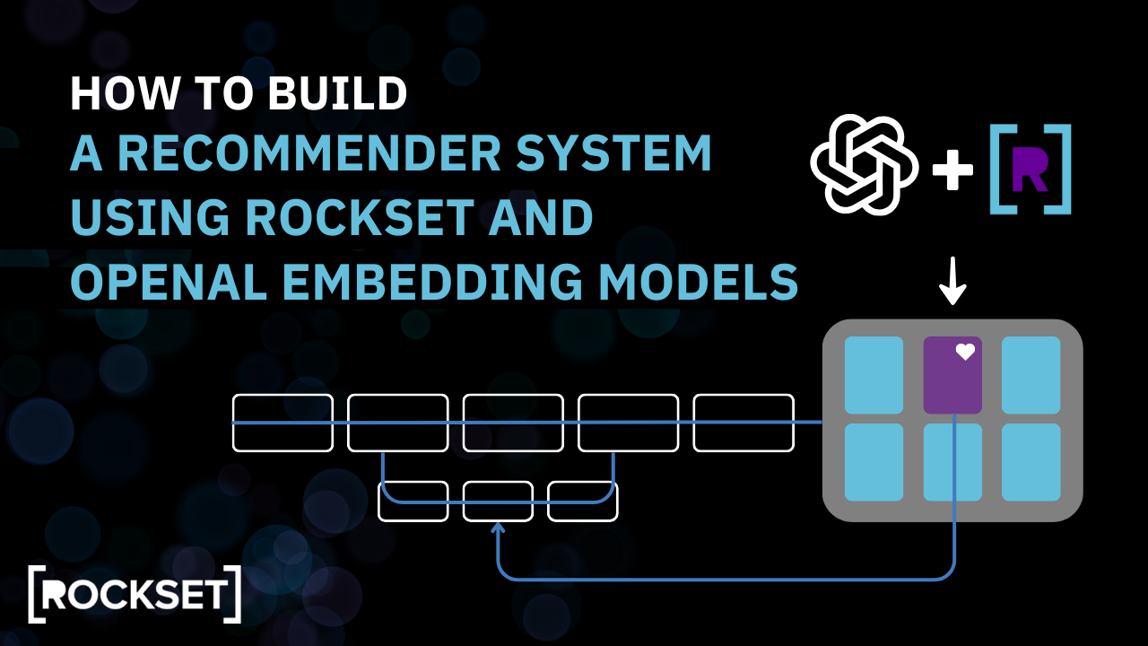 How to Build a Recommender System using Rockset and OpenAI Embedding Models